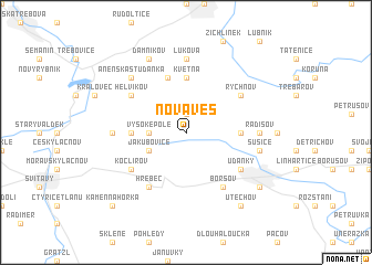 map of Nová Ves