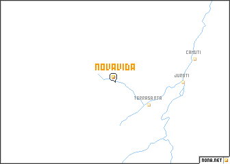 map of Nova Vida