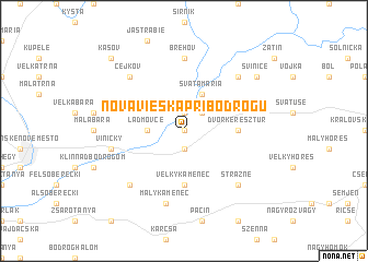 map of Nová Vieska pri Bodrogu