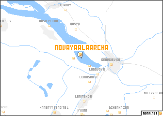 map of Novaya Ala-Archa