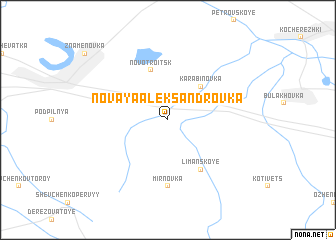 map of Novaya Aleksandrovka