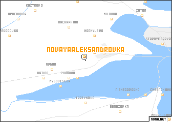 map of Novaya Aleksandrovka