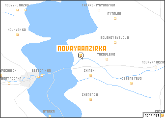 map of Novaya Anzirka