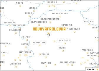 map of Novaya Frolovka