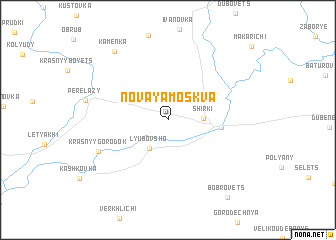 map of Novaya Moskva