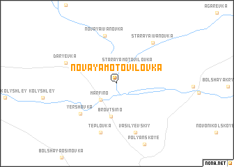 map of Novaya Motovilovka