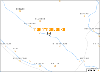 map of Novaya Orlovka
