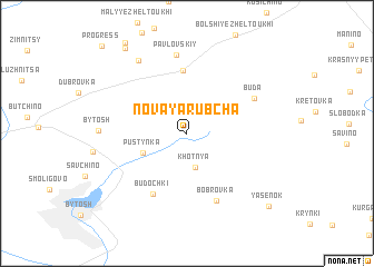 map of Novaya Rubcha