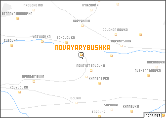 map of Novaya Rybushka