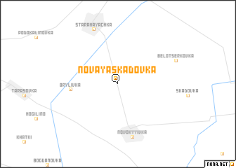 map of Novaya Skadovka