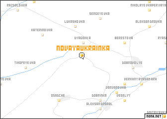 map of Novaya Ukrainka