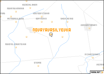 map of Novaya Vasilʼyevka