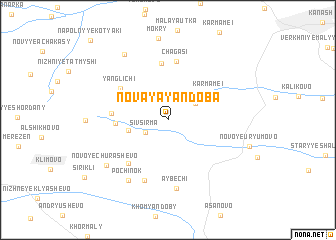 map of Novaya Yandoba