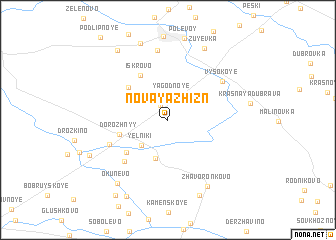 map of Novaya Zhiznʼ