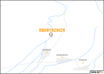 map of Novaya Zhiznʼ