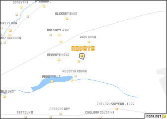 map of Novaya