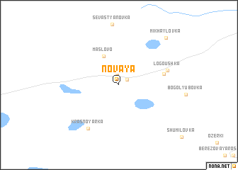 map of (( Novaya ))