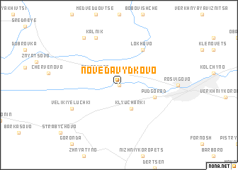 map of Nove Davydkovo