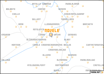 map of Novelé