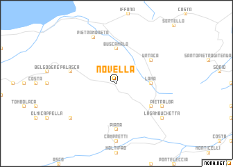 map of Novella