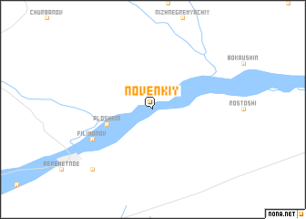 map of Novenʼkiy