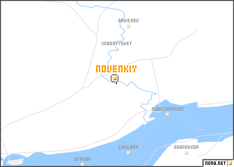 map of Novenʼkiy