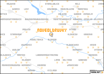 map of Nové Oldřŭvky
