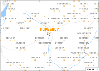 map of Nové Sady
