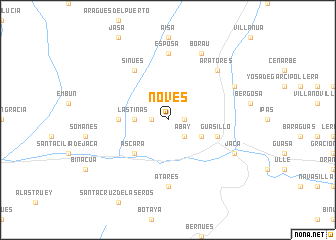 map of Novés