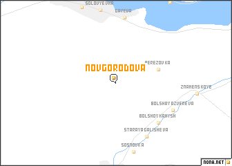 map of Novgorodova