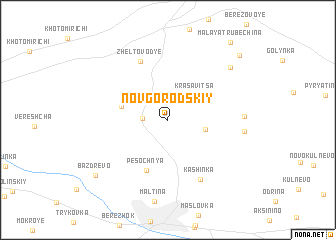 map of Novgorodskiy