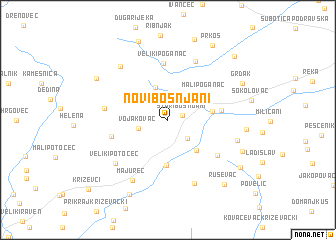 map of Novi Bošnjani