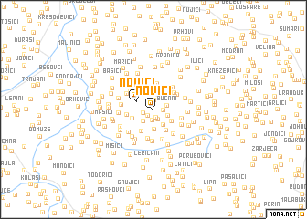 map of Novići