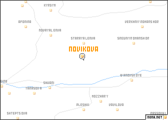 map of Novikova