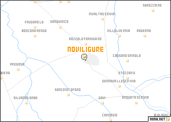 map of Novi Ligure