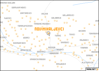 map of Novi Mihaljevci