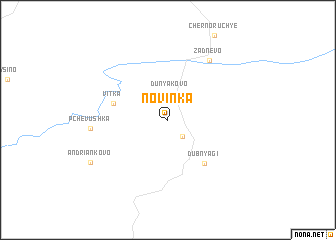 map of Novinka