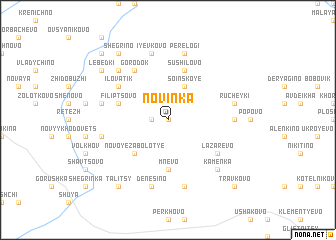 map of Novinka