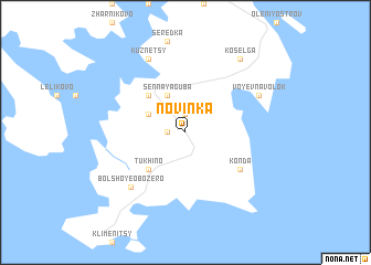 map of Novinka