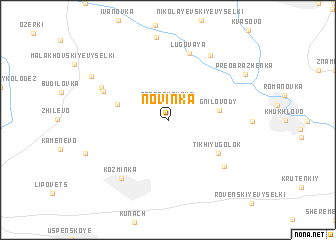 map of Novinka