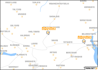 map of Novinki