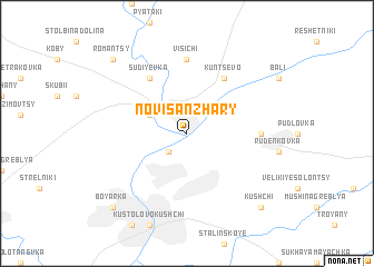 map of Novi Sanzhary