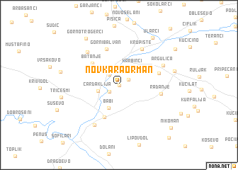 map of Nov Karaorman