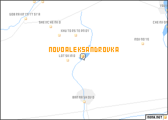 map of Novoaleksandrovka