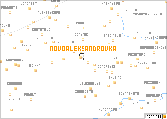 map of Novoaleksandrovka