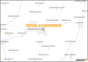 map of Novoaleksandrovka