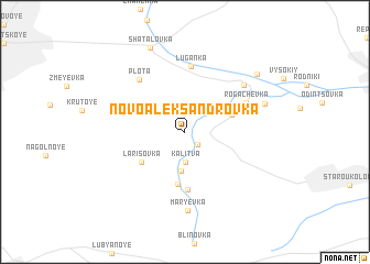 map of Novoaleksandrovka