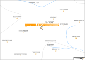 map of Novoaleksandrovka