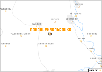 map of Novoaleksandrovka