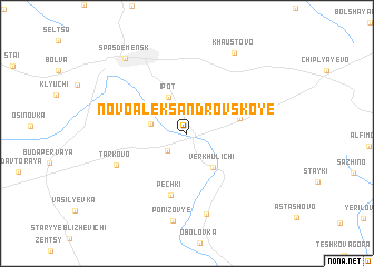 map of Novoaleksandrovskoye